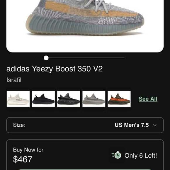 adidas Other - Adidas Yeezy Boost 350 V2 'Israfil' FZ5421